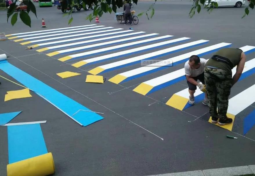 預成型標線帶安裝